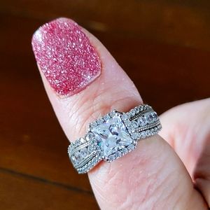 Diamonique ring